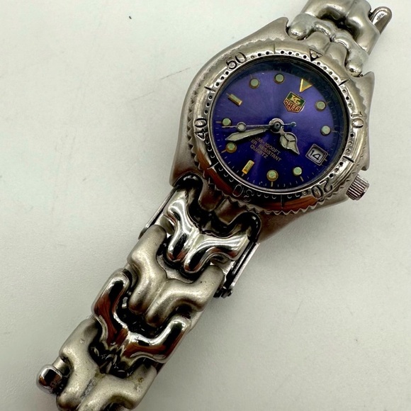 Tag Heuer Silver and Blue Women's Watch - Picture 8 of 9